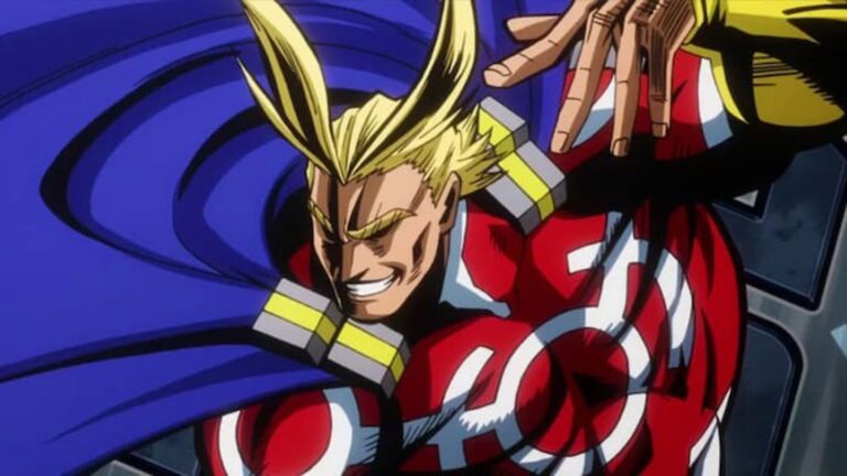 Qué papel juega All Might en la historia de My Hero Academia 3 all might en accion inspirando a los heroes