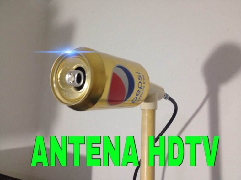 antena casera para tv hecha con materiales