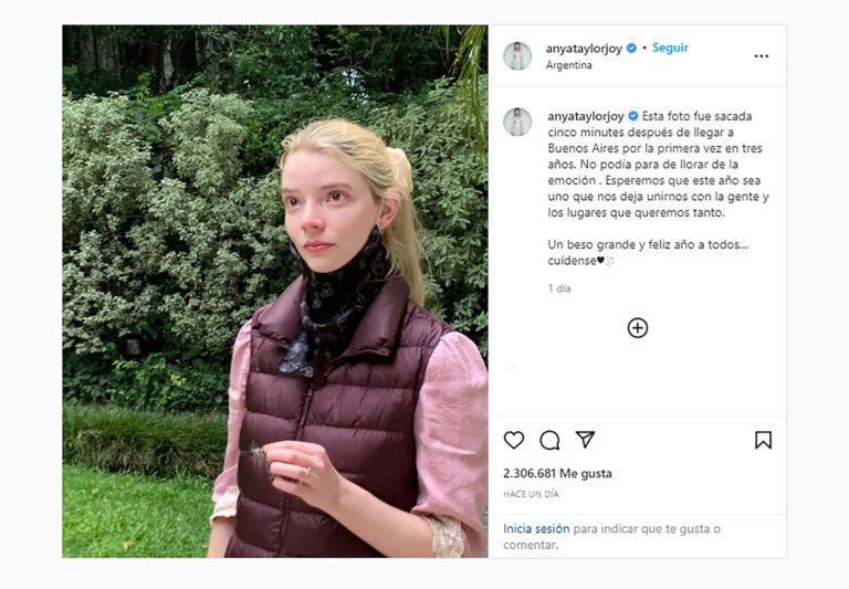 Por qué Anya Taylor-Joy visitó Argentina y cuáles fueron sus actividades 10 anya taylor joy en paisajes argentinos
