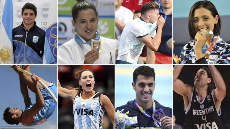 atletas argentinos en competencias deportivas