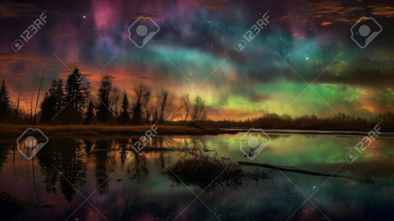 Dónde puedo escuchar Sonidos de Libertad online de forma gratuita 21 auroras boreales en un paisaje sereno