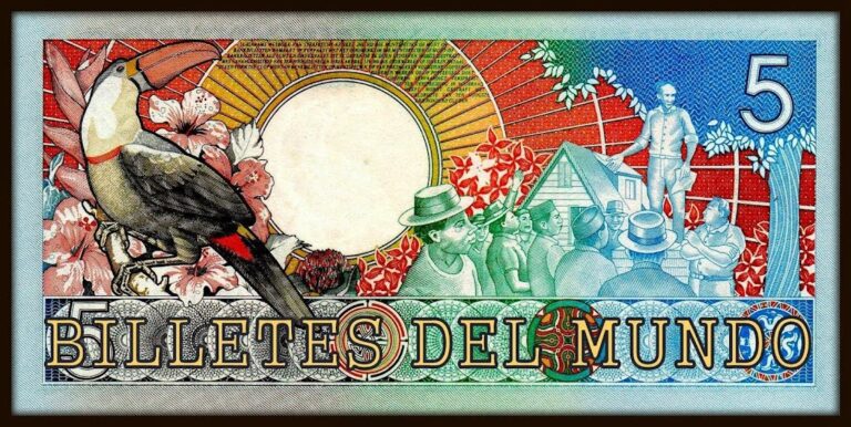 billetes argentinos como souvenirs en vitrina