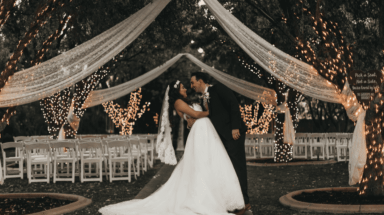 boda en un jardin elegante y romantico