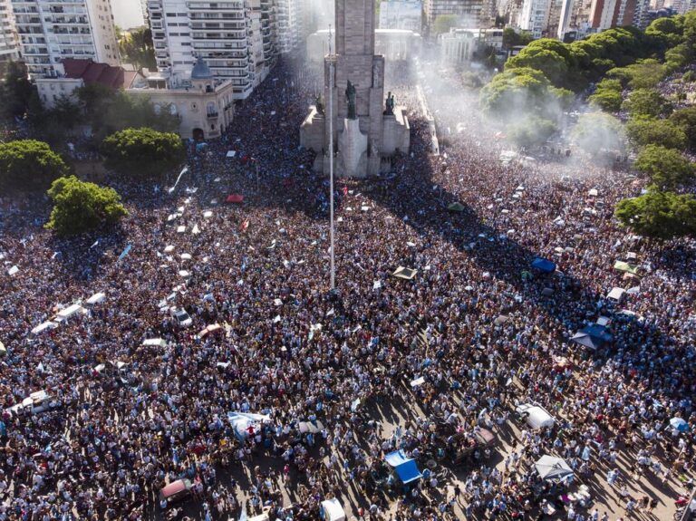 celebracion de la copa del mundo