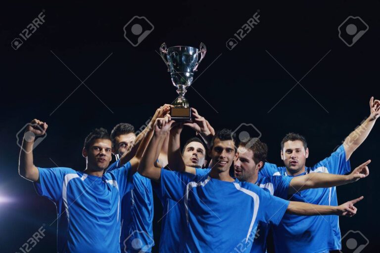 celebracion de un equipo de futbol