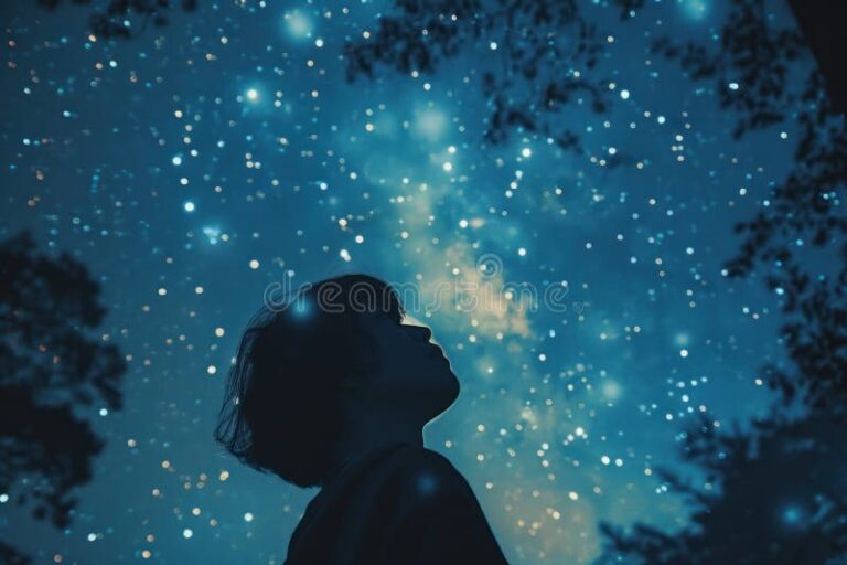 Qué significa vivir sin miedo a las estrellas y cómo lograrlo 12 cielo estrellado con persona contemplativa