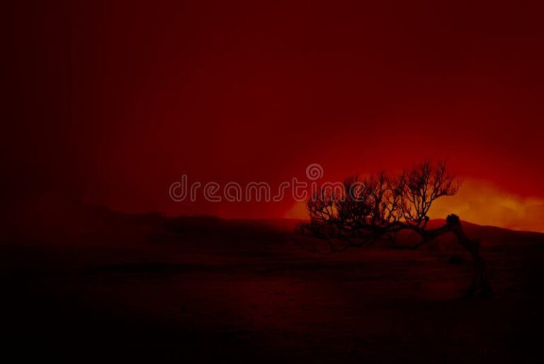 cielo y infierno en un solo paisaje