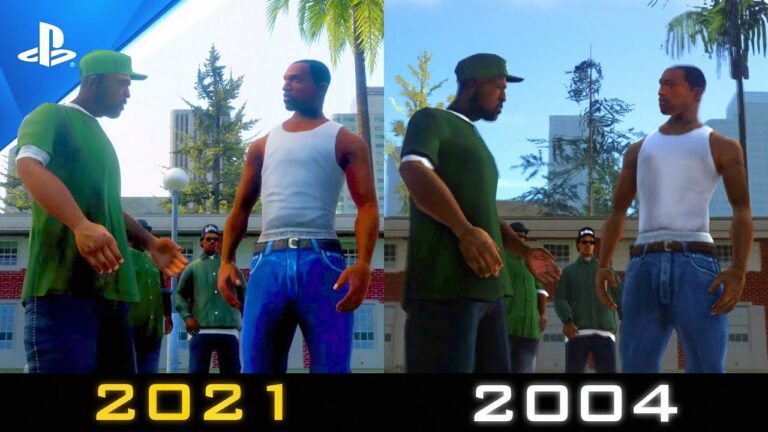 comparativa de graficos de gta san andreas