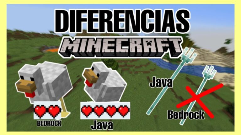 Qué diferencias hay entre Minecraft Java y Minecraft Bedrock 6 comparativa entre minecraft java y bedrock