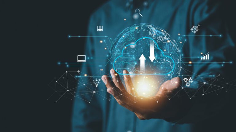 concepto de datos en la nube