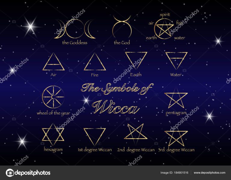 conjunto de runas sobre fondo mistico