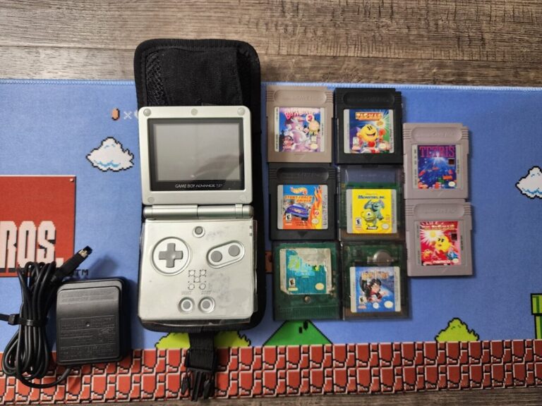 consola game boy advance sp con juegos