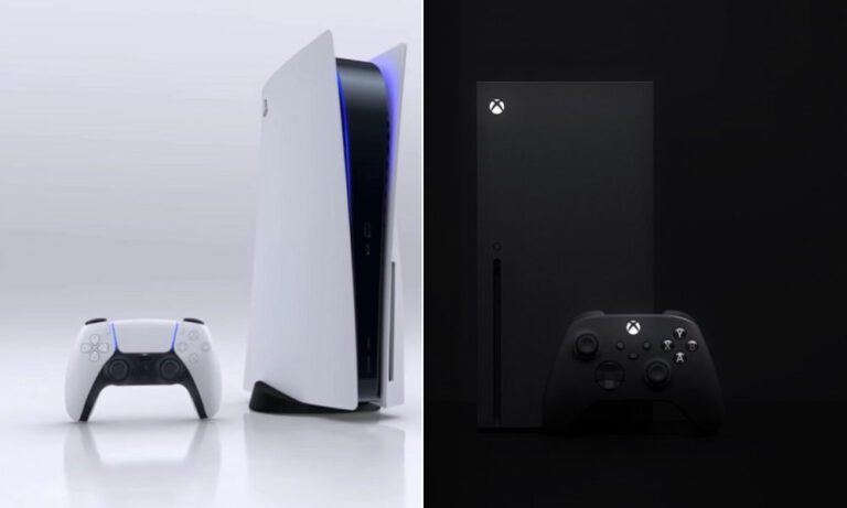 consola xbox series x sobre fondo neutro