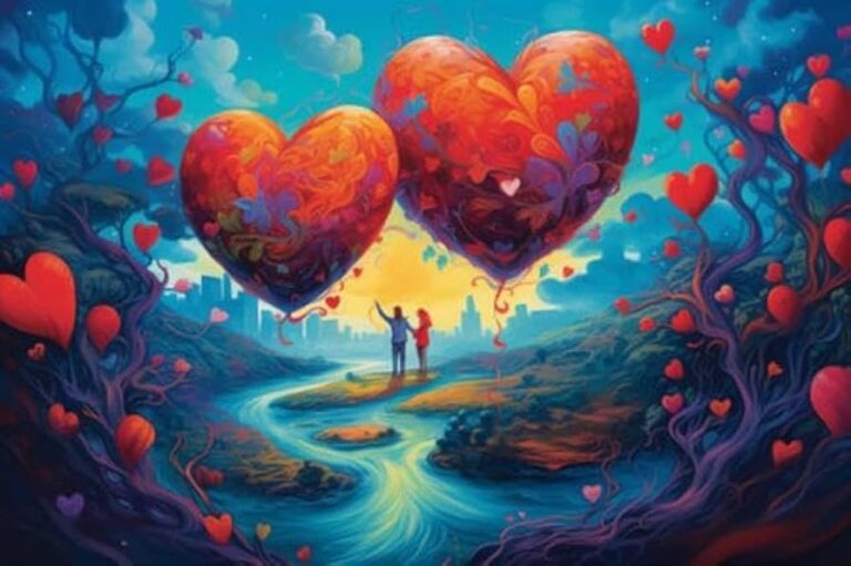 corazones entrelazados en un nuevo comienzo