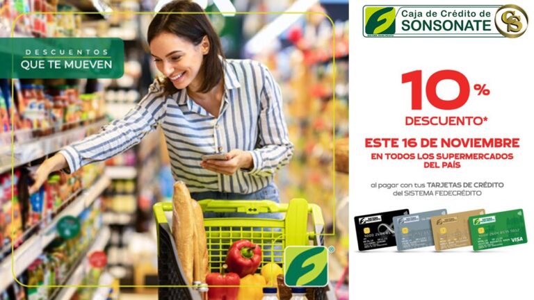 descuentos en supermercado con tarjetas de credito