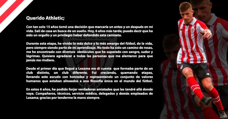 despedida emotiva de un futbolista