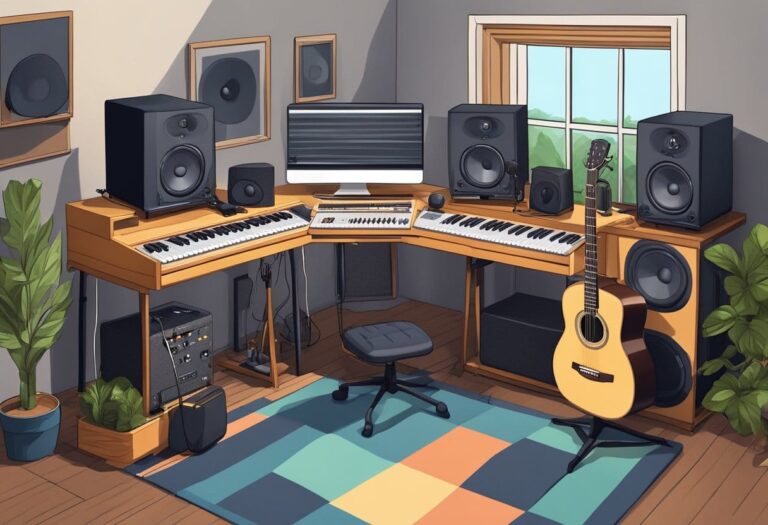 equipo de grabacion casero y creativo