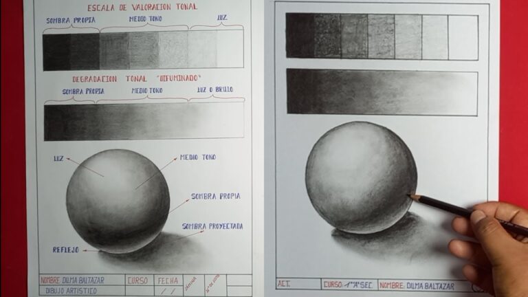 escala de grises con sombras y luces