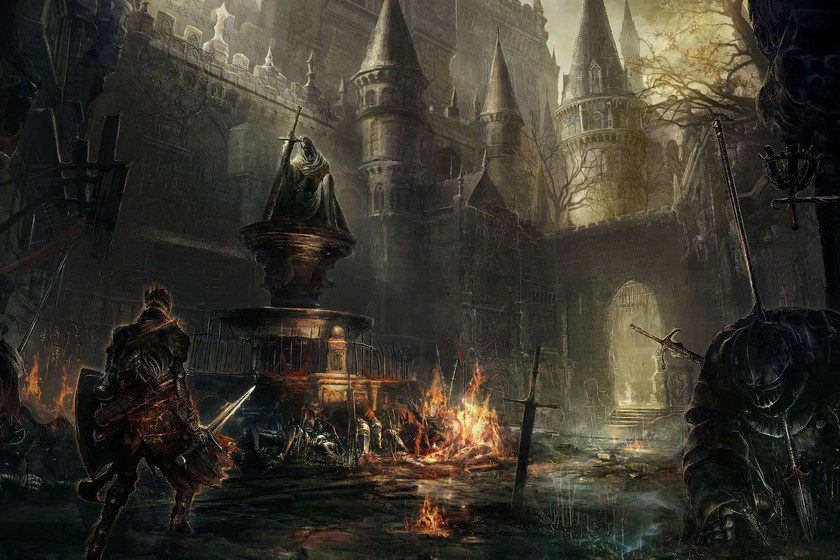 Qué novedades ofrece Dark Souls: Prepare to Die Edition en su historia 1 escena epica de dark souls con personajes