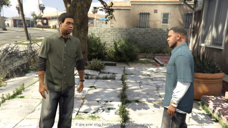 escena iconica de grand theft auto