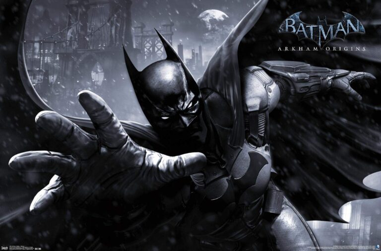estante de comics con batman arkham asylum
