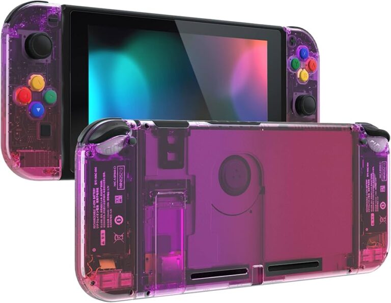 funda colorida para nintendo switch en accion