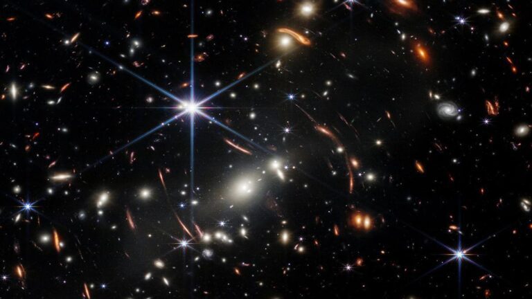 galaxias lejanas captadas por el telescopio webb