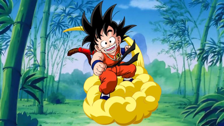 Cuándo se estrenó Dragon Ball y cuáles fueron sus primeras aventuras 16 goku entrenando en un paisaje montanoso
