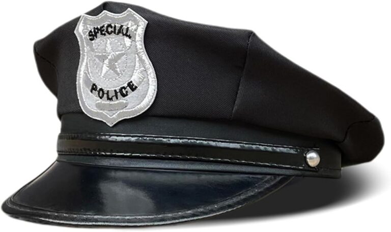 gorra de policia argentina en exhibicion