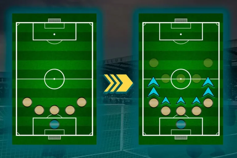 grupo de jugadores en accion tactica