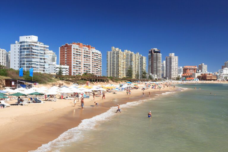 hermosa playa de punta del este