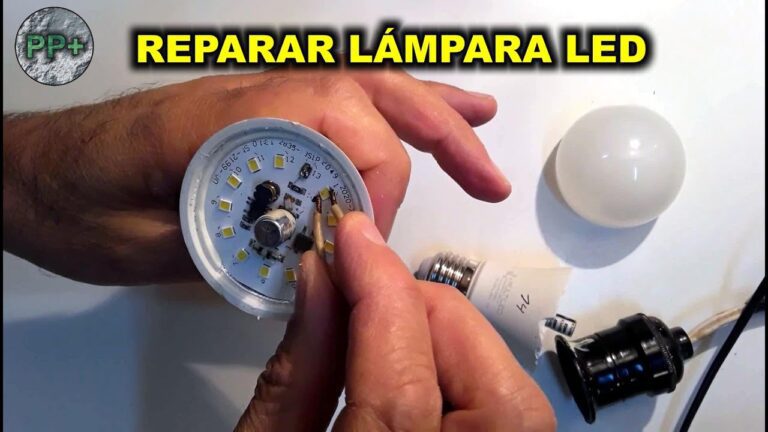 herramientas para reparar lampara led