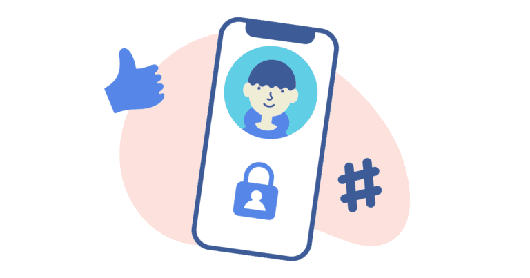 icono de privacidad en redes sociales