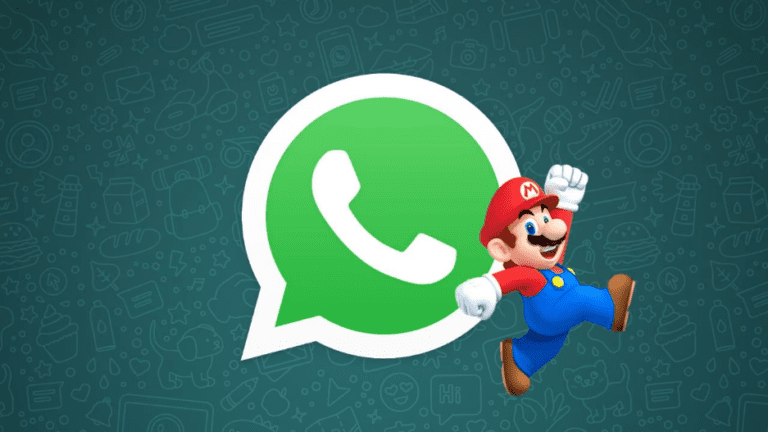 icono de whatsapp con tematica de mario bros