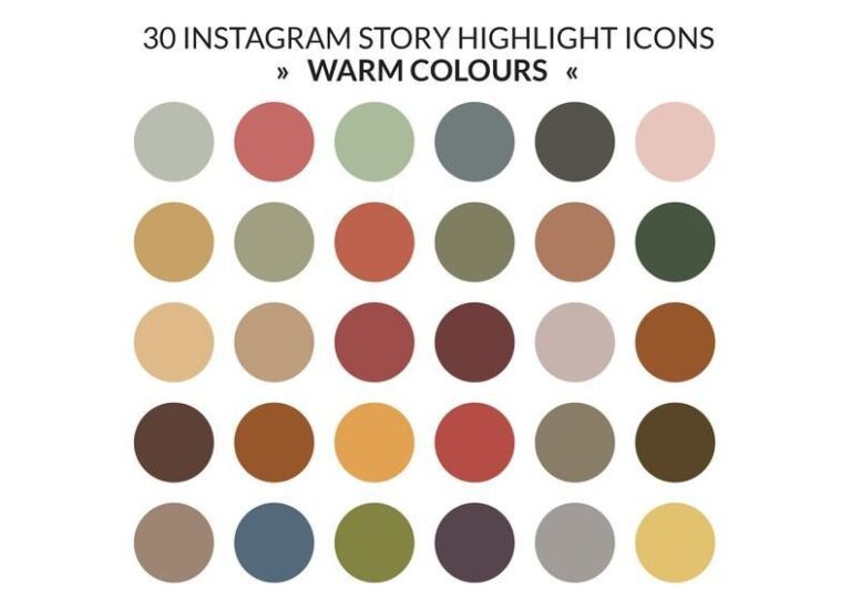 iconos coloridos para instagram stories