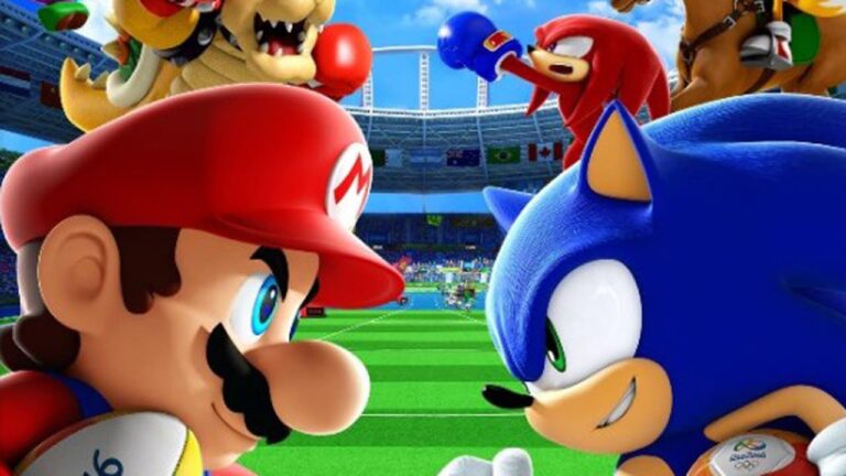 iconos de videojuegos sonic y mario