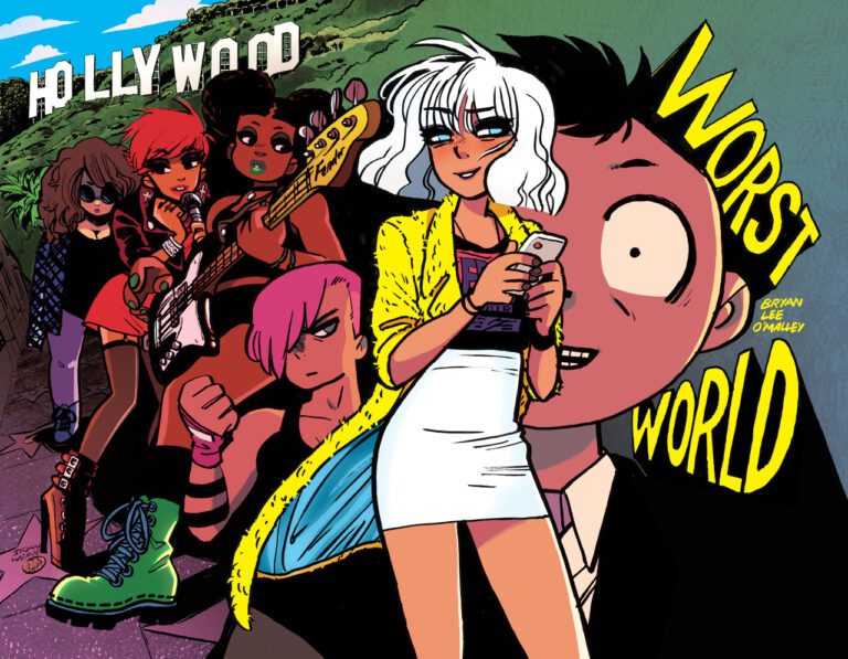 ilustracion de comics de bryan lee omalley