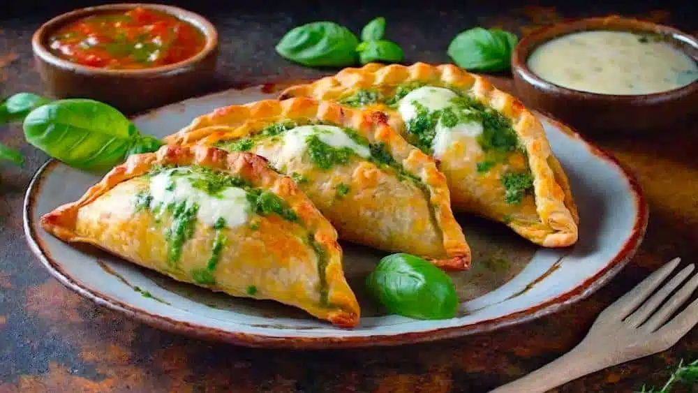 Qué ingredientes lleva una empanada caprese y cómo se prepara