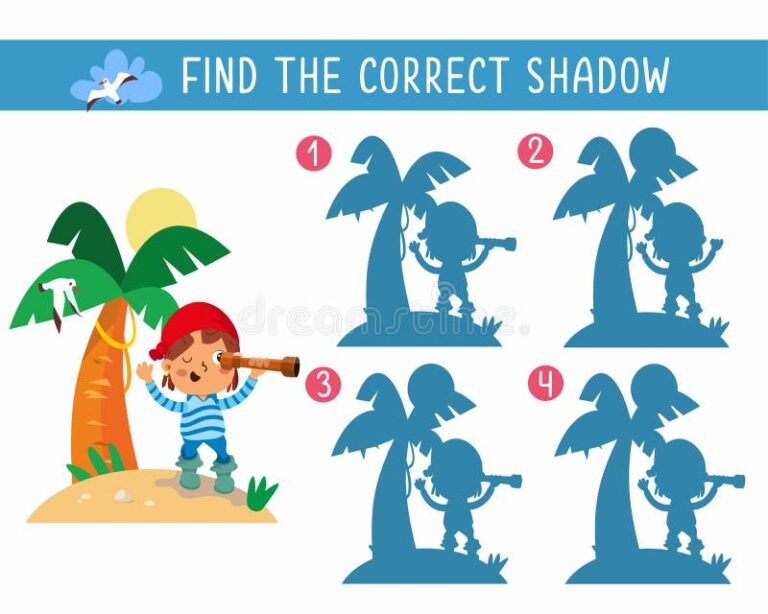 isla desierta con sombras de personajes