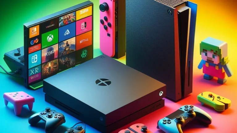 juego de video en consola moderna