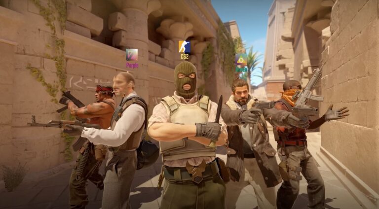 jugadores disfrutando de counter strike en accion