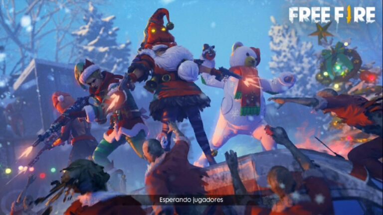 jugadores disfrutando de free fire en accion