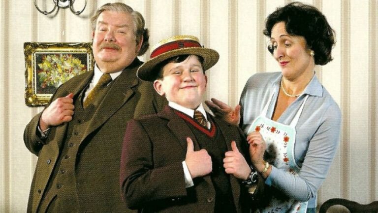 la familia dursley en su hogar