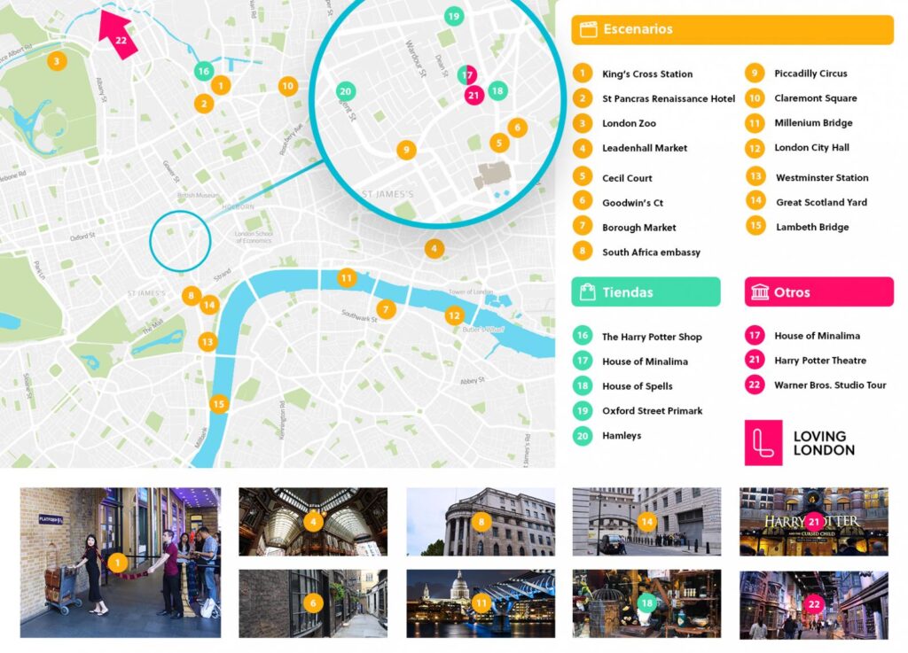 Dónde encontrar los lugares de Harry Potter en Google Earth