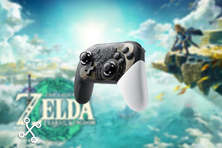 mando pro de nintendo switch en accion