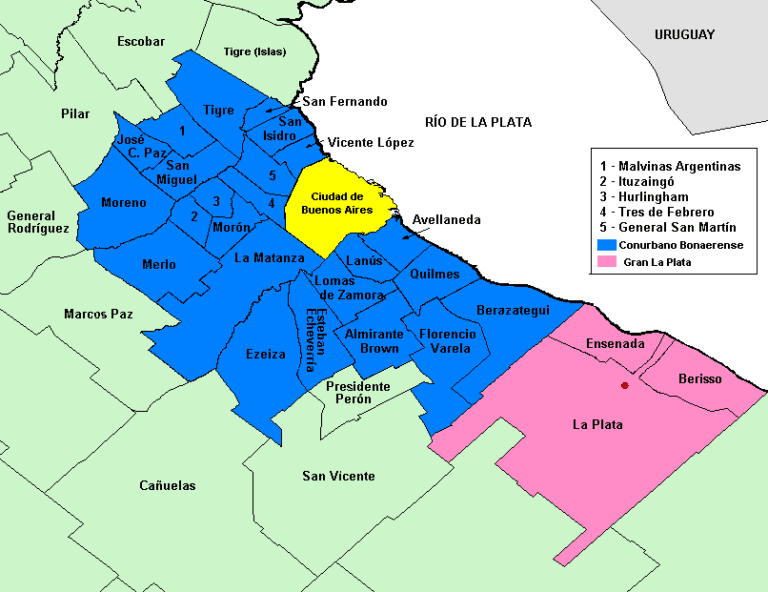 mapa de palermo buenos aires con marcadores
