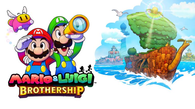 mario y luigi en una aventura de plataformas