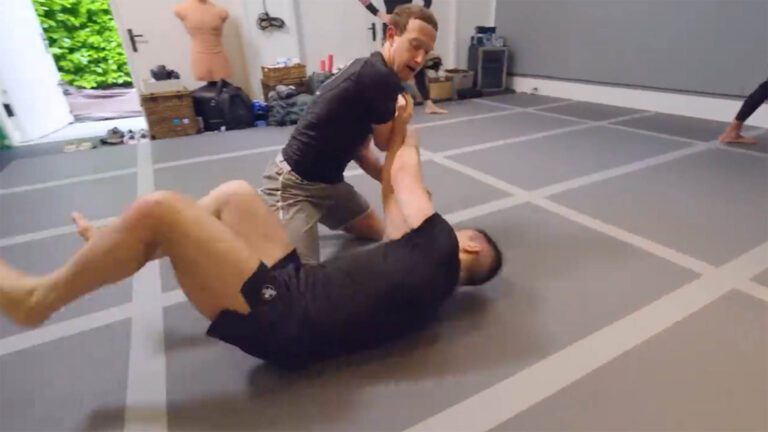 mark zuckerberg entrenando jiu jitsu