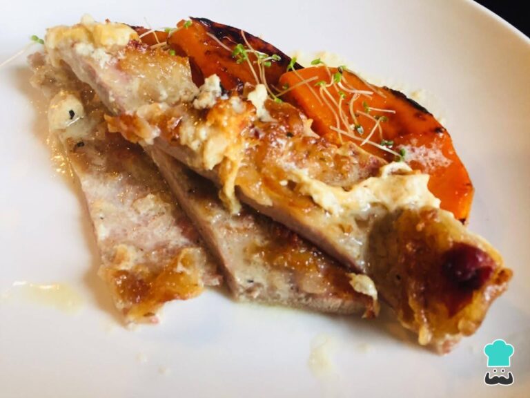 matambre cocido y jugoso en plato