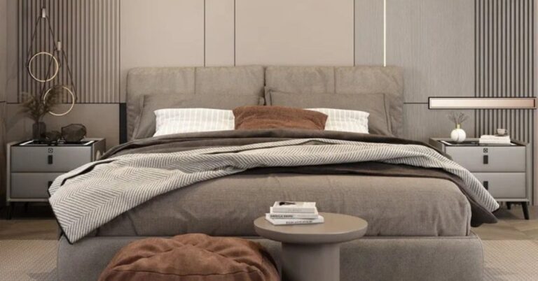 mesa de luz inteligente moderna en un hogar